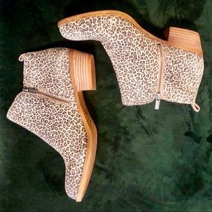 Lucky Brand Leopard Print Boots